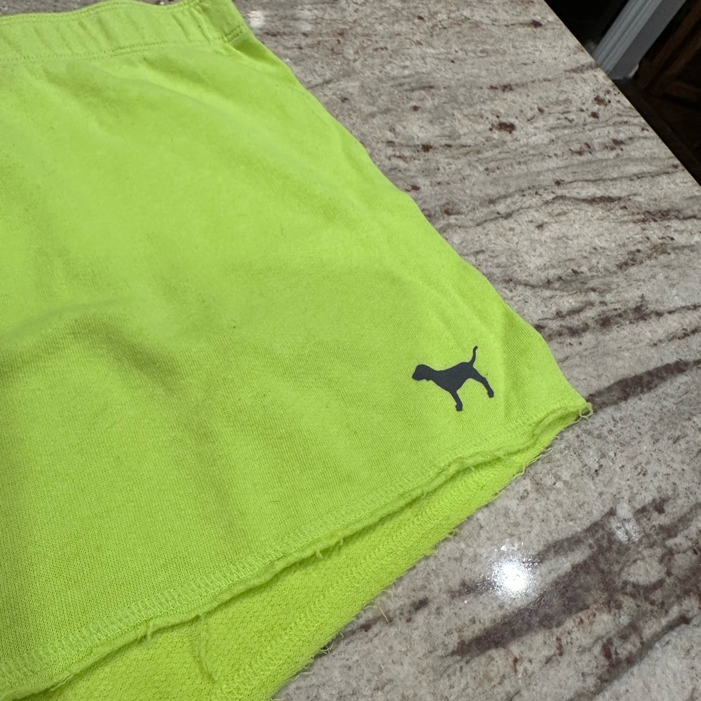Women's Neon Green Shorts - Picture 5 of 7